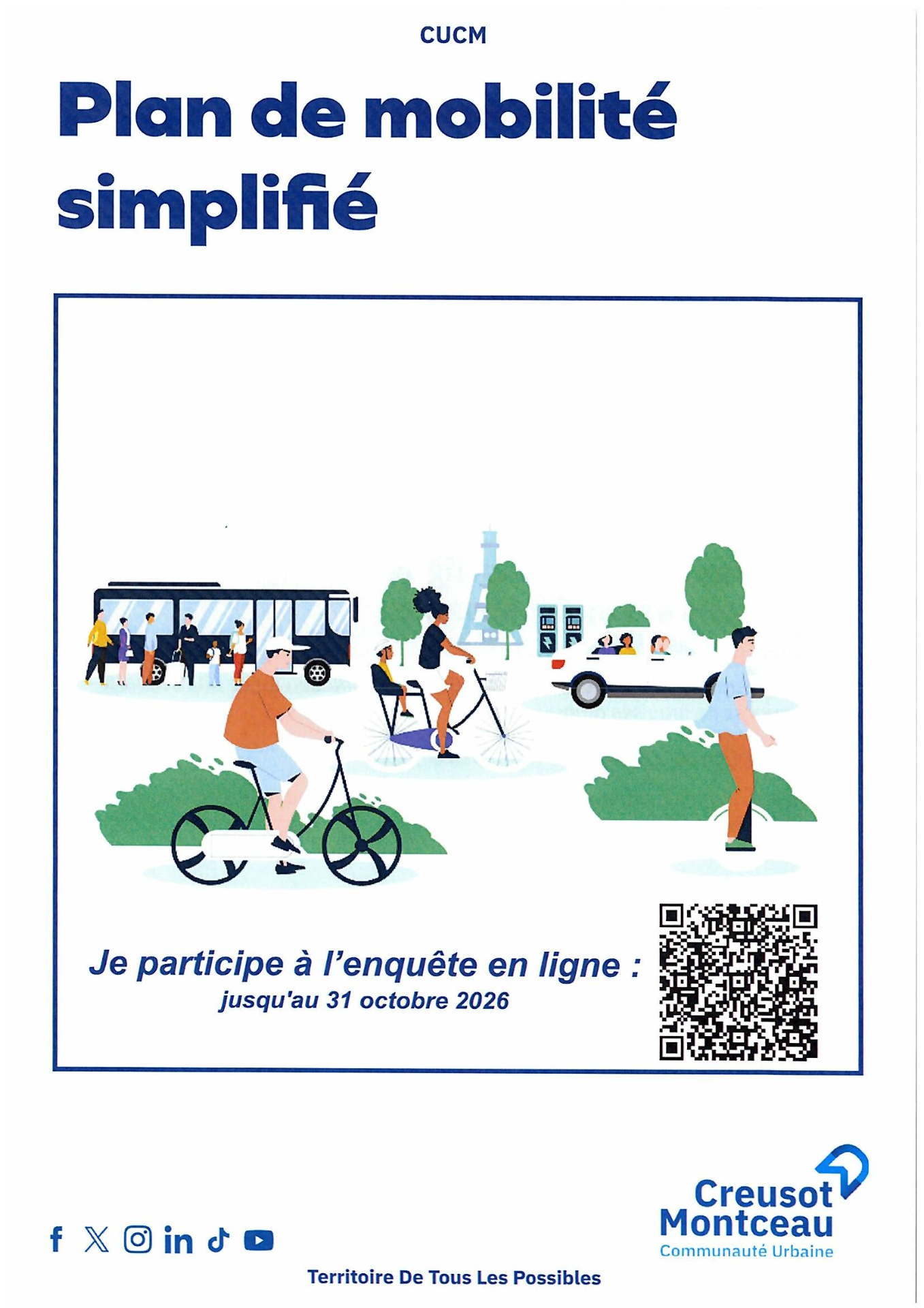 Enquête en ligne : Plan de mobilité simplifié