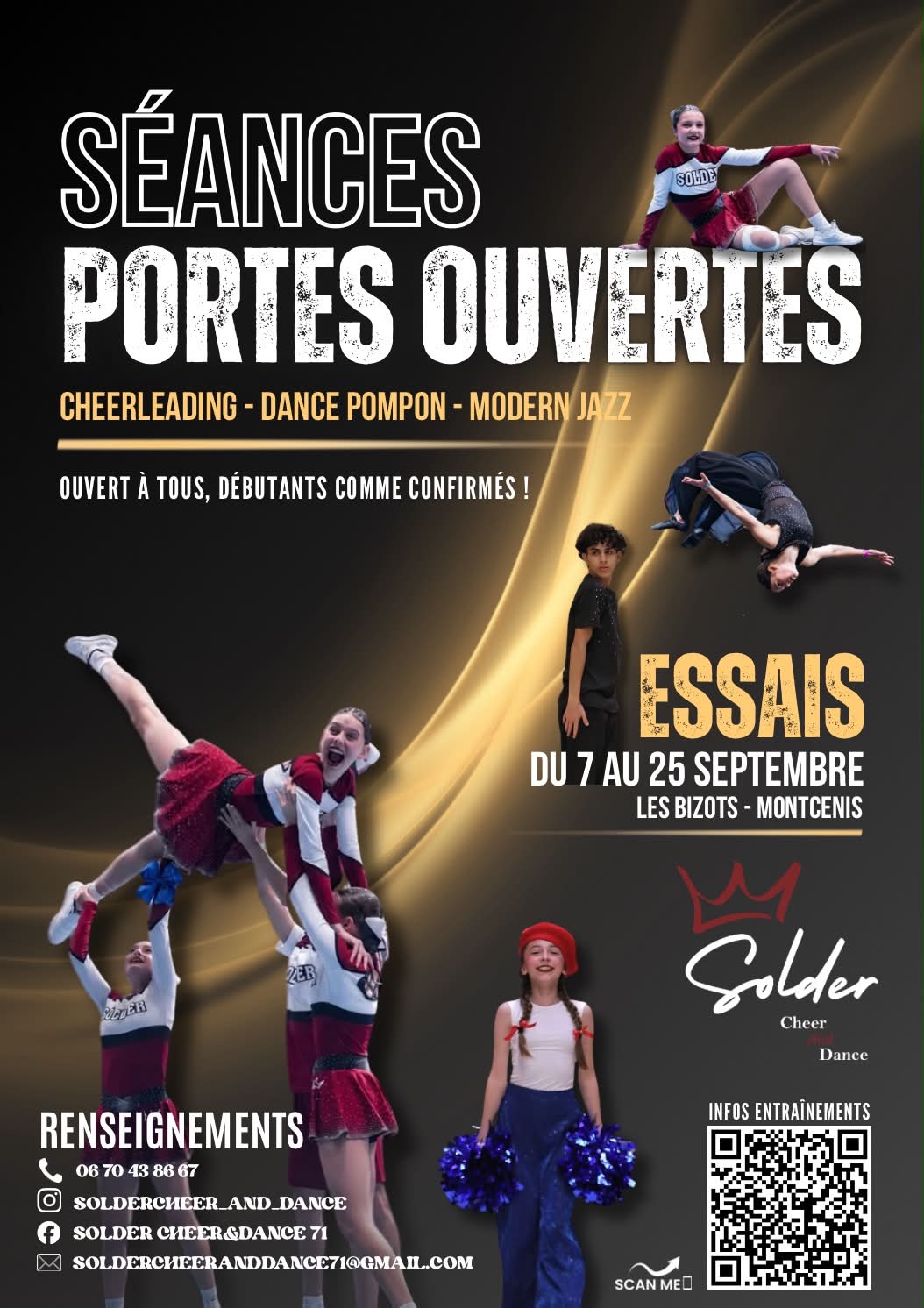 SOLDER CHEER AND DANCE - PORTES OUVERTES 